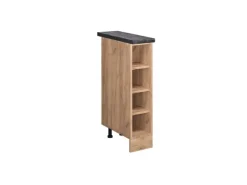Vicco Küchenregal R-Line Goldkraft Eiche/Goldkraft Eiche 20 cm AP Anthrazit