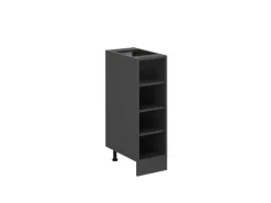 Vicco Küchenregal R-Line Offener Küchenschrank Anthrazit 25 cm ohne Arbeitsplatte
