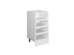 Vicco Küchenregal R-Line Offener Küchenschrank Weiß/Weiß 40 cm ohne Arbeitsplatte