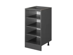 Vicco Küchenregal R-Line Offener Küchenschrank Anthrazit 40 cm AP Eiche