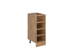 Vicco Küchenregal R-Line Offener Küchenschrank Goldkraft Eiche 30 cm ohne Arbeitsplatte
