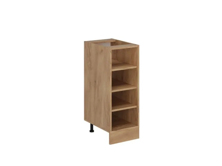 Vicco Küchenregal R-Line Offener Küchenschrank Goldkraft Eiche 30 cm ohne Arbeitsplatte