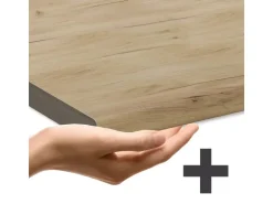 Vicco Küchenregal R-Line Offener Küchenschrank Weiß 30 cm AP Eiche