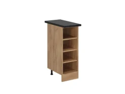 Vicco Küchenregal R-Line Offener Küchenschrank Goldkraft Eiche 30 cm AP Anthrazit