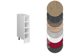 Vicco Küchenregal R-Line Offener Küchenschrank Weiß 20 cm AP Anthrazit