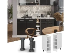 Vicco Küchenregal R-Line Offener Küchenschrank Weiß 25 cm ohne Arbeitsplatte