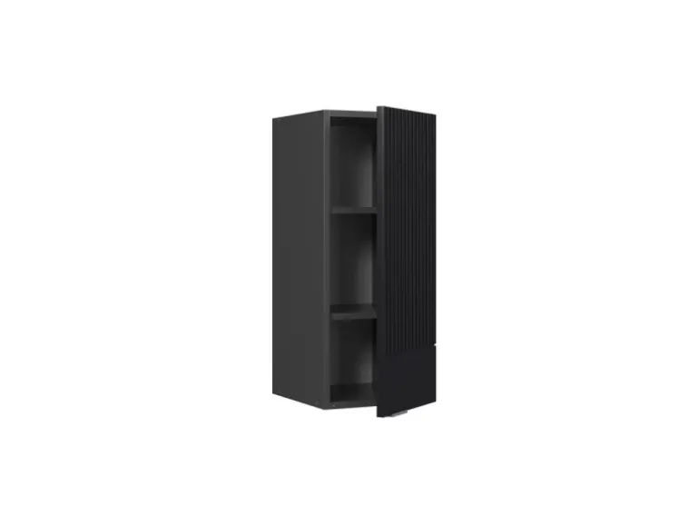 Vicco Küchenschränke Fame-Line Hängender Küchenschrank Schwarz Gestreift 30 cm