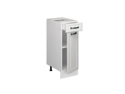 Vicco Küchenunterschrank R-Line Weiß Landhaus/Weiß 30 cm ohne Arbeitsplatte