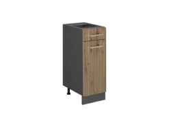 Vicco Küchenunterschrank R-Line Artisan-Eiche/Anthrazit 30 cm ohne Arbeitsplatte