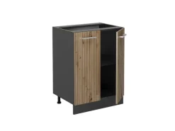 Vicco Küchenunterschrank R-Line Artisan-Eiche/Anthrazit 60 cm ohne Arbeitsplatte