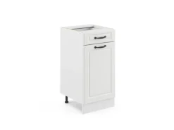 Vicco Küchenunterschrank R-Line Weiß Landhaus/Weiß 40 cm ohne Arbeitsplatte