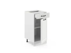 Vicco Küchenunterschrank R-Line Weiß Landhaus/Weiß 40 cm ohne Arbeitsplatte