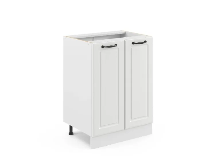 Vicco Küchenunterschrank R-Line Weiß Landhaus/Weiß 60 cm ohne Arbeitsplatte
