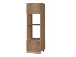 Vicco Mikrowellenschrank R-Line Küchenregal für die Mikrowelle Artisan-Eiche/Goldkraft Eiche 60 cm