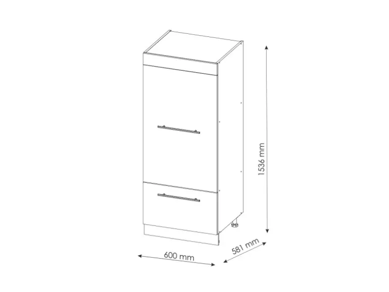 Vicco Mikrowellenschrank Fame-Line Küchenregal für die Mikrowelle Goldkraft Eiche/Weiß 60 cm