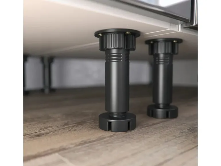 Vicco Optima Küchenzeile Anthrazit Hochglanz 270 cm ohne ArbeitsplattegrifflosOptima ohne E-Geräte