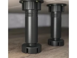 Vicco Optima Küchenzeile Edelgrau/Weiß 270 cm ohne ArbeitsplatteOptima ohne E-Geräte