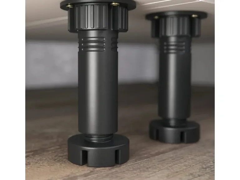 Vicco Optima Küchenzeile Edelgrau/Weiß 270 cm ohne ArbeitsplatteOptima ohne E-Geräte