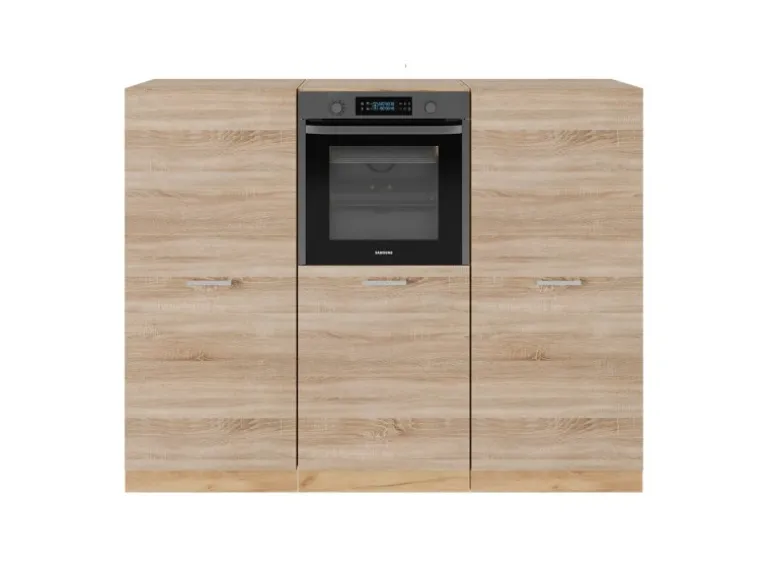 Vicco R-Line Küchenblock Sonoma/Goldkraft Eiche 180 cm ohne Arbeitsplatte ohne E-Geräte