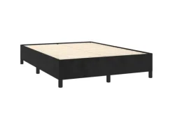 vidaXL Bettgestell Schwarz 140x200 cm Samt Modell 21398573