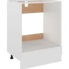 vidaXL Herdumbauschrank Weiß 60x46x81,5 cm Holzwerkstoff