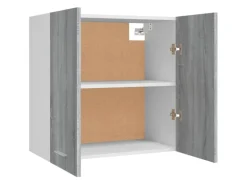 vidaXL Hängeschrank Grau Sonoma 60x31x60 cm Holzwerkstoff