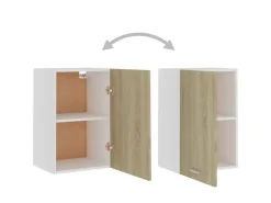 vidaXL Hängeschrank Lyon Sonoma-Eiche 39,5x31x60 cm Holzwerkstoff 801255