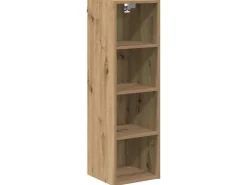 vidaXL Hängeschrank mit Speicher Riga Artisan-Eiche 30 x 29,5 x 100 cm 884465
