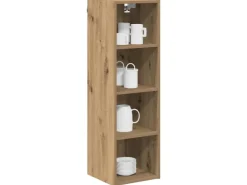 vidaXL Hängeschrank mit Speicher Riga Artisan-Eiche 30 x 29,5 x 100 cm 884465