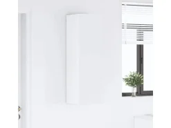 vidaXL Hängeschrank mit Tür Riga Weiß 30 x 31 x 100 cm Holzwerkstoff 884330