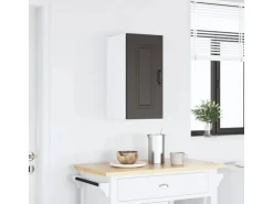 vidaXL Küchen-Hängeschrank Kalmar Schwarz Holzwerkstoff 853538