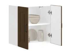 vidaXL Küchen-Hängeschrank Kalmar Braun Eichen-Optik Holzwerkstoff 853584