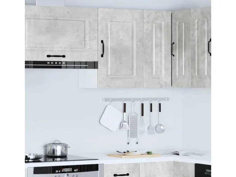 vidaXL Küchen-Hängeschrank Kalmar Betongrau Holzwerkstoff 853551