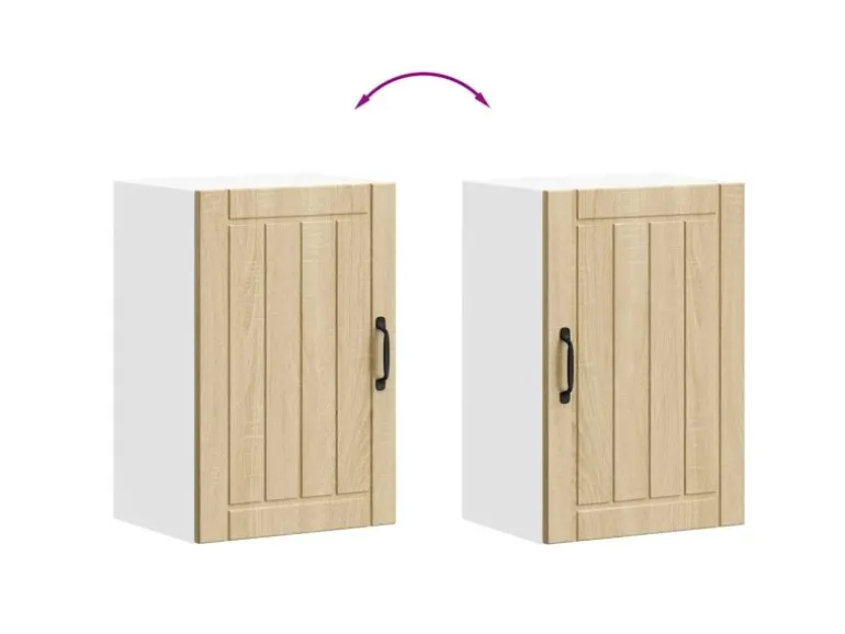 vidaXL Küchen-Hängeschrank Lucca Sonoma-Eiche Holzwerkstoff 853790