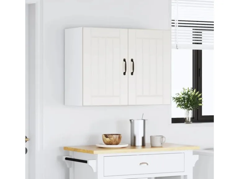 vidaXL Küchen-Hängeschrank Lucca Weiß Holzwerkstoff 853827