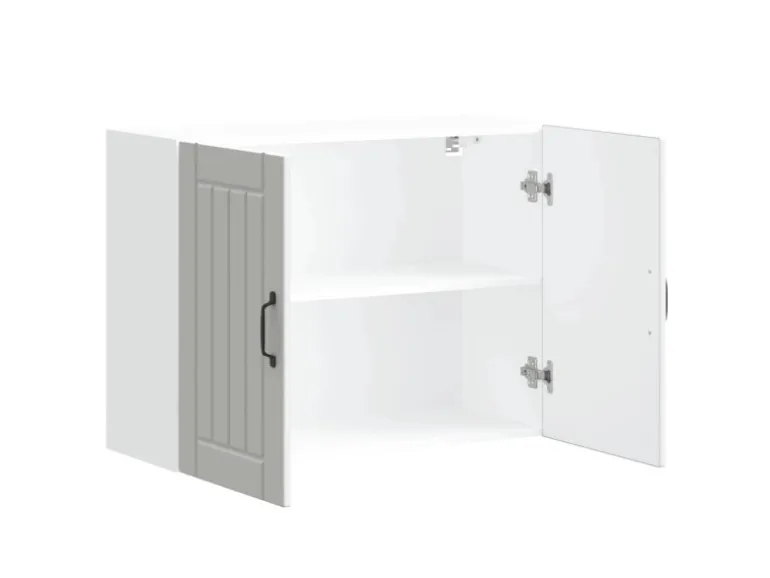 vidaXL Küchen-Hängeschrank Lucca Weiß Holzwerkstoff 853827