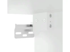 vidaXL Küchen-Hängeschrank mit Glastür Lucca Schwarz Holzwerkstoff 853908