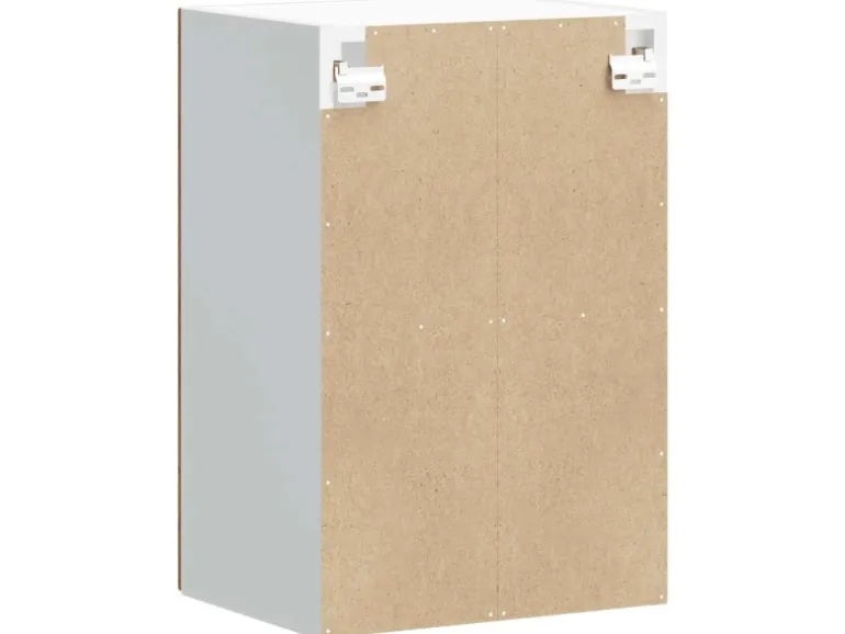 vidaXL Küchen-Hängeschrank mit Glastür Lucca Altholz-Optik 853775
