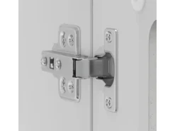 vidaXL Küchen-Hängeschrank mit Glastür Kalmar Betongrau Holzwerkstoff 853611