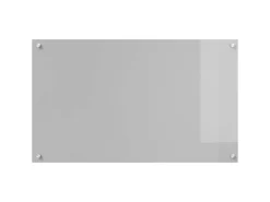 vidaXL Küchenrückwand 2 pcs Hellgrau 100 x 60 cm Gehärtetes Glas 3415457