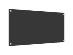 vidaXL Küchenrückwand Dunkelgrau 100 x 50 x 0,6 cm Gehärtetes Glas 42001248