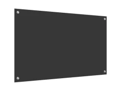vidaXL Küchenrückwand Dunkelgrau 100 x 60 x 0,6 cm Gehärtetes Glas 42001249