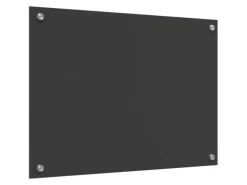 vidaXL Küchenrückwand Dunkelgrau 70 x 50 x 0,6 cm Gehärtetes Glas 42001239