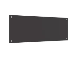 vidaXL Küchenrückwand Dunkelgrau 110 x 40 x 0,6 cm Gehärtetes Glas 42001310