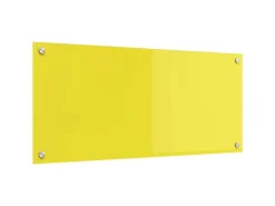 vidaXL Küchenrückwand Gelb 90 x 40 x 0,6 cm Gehärtetes Glas 42001256