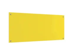vidaXL Küchenrückwand Gelb 120 x 50 x 0,6 cm Gehärtetes Glas 42001320