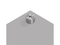 vidaXL Küchenrückwand Hellgrau 110 x 50 x 0,6 cm Gehärtetes Glas 42001305
