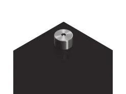 vidaXL Küchenrückwand Schwarz 100 x 50 cm Gehärtetes Glas 42018042