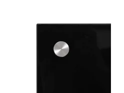 vidaXL Küchenrückwand Schwarz 80x40 cm Hartglas 249484