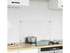 vidaXL Küchenrückwand Transparent 70 x 40 cm Gehärtetes Glas 42018020